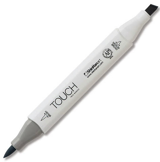 Marqueur Touch pointe pinceau gris bleu no.3