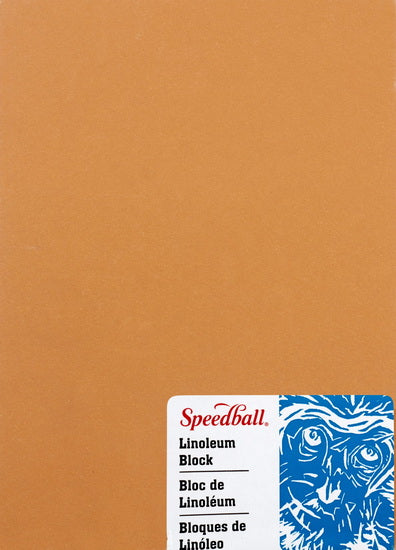 Mounted linoleum block - 5x7in