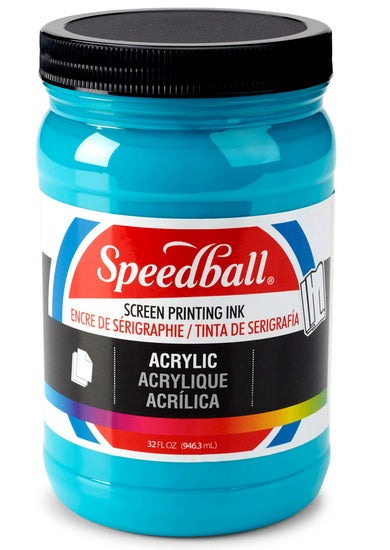 Screen printing ink - peacock blue - 32oz