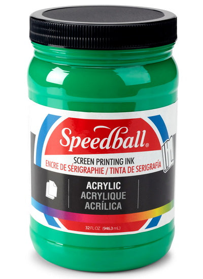 Screen printing ink - emerald green - 32oz