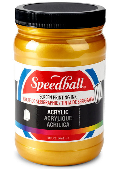 Screen printing ink - gold - 32oz
