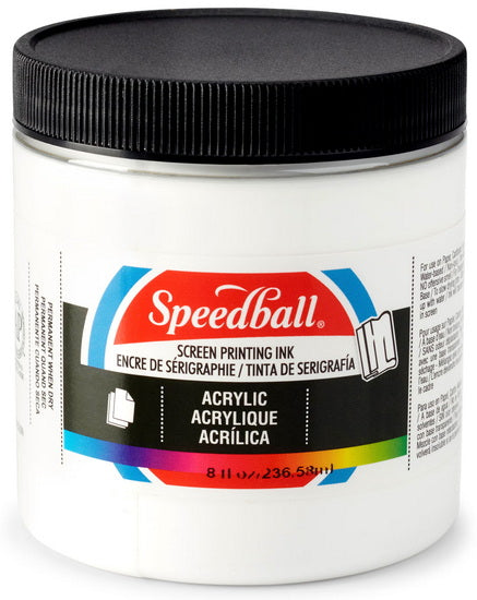 Screen printing ink - white - 8oz