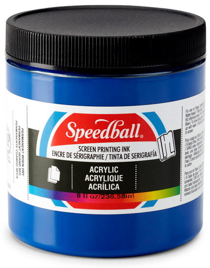 Screen printing ink - process cyan - 8oz
