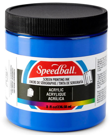 Screen printing ink - ultra blue - 8oz