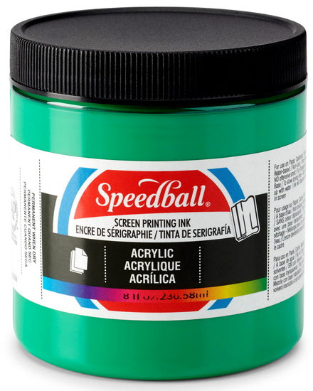 Screen printing ink - emerald green - 8oz