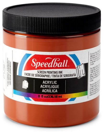 Screen printing ink - brown - 8oz