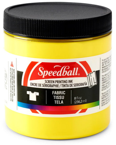 Encre sérigraphie - textile - jaune - 8oz
