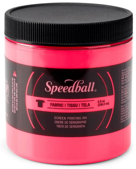 Screen printing ink - textile - fluo pink - 8oz