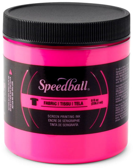 Screen printing ink - textile - fluo magenta - 8oz