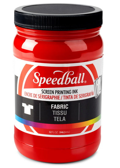 Screen printing ink - textile - red - 32oz