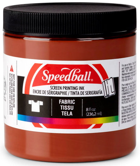 Screen printing ink - textile - brown - 8oz