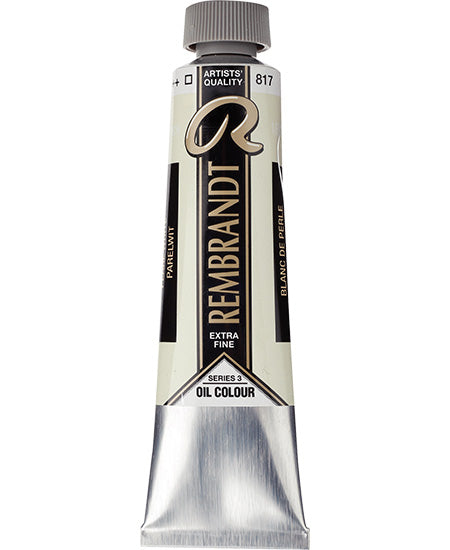 Rembrandt OIl  Pearl White - 40ML Series 3