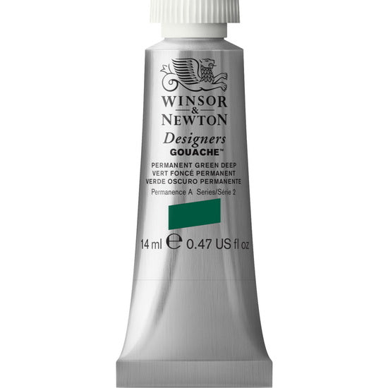 Designers gouache - 14ml - parmanent green deep - s2