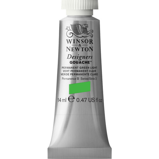 Designers gouache - 14ml - permanent green light - s2