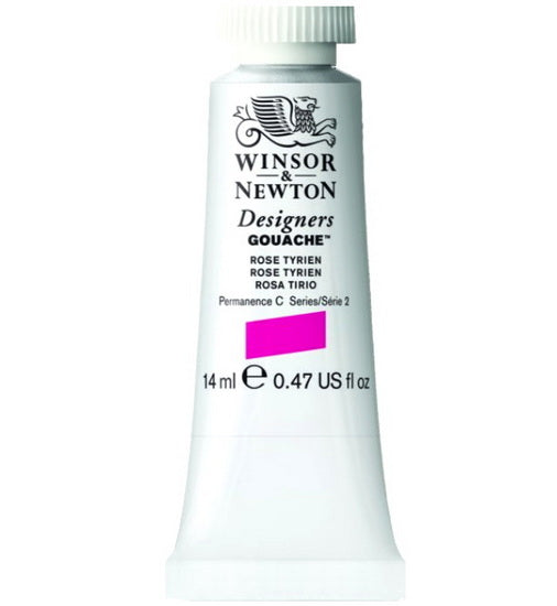 Designers gouache - 14ml - rose tyrien - s2