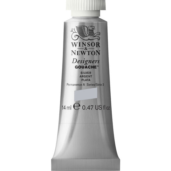 Designers gouache - 14ml - silver - s3