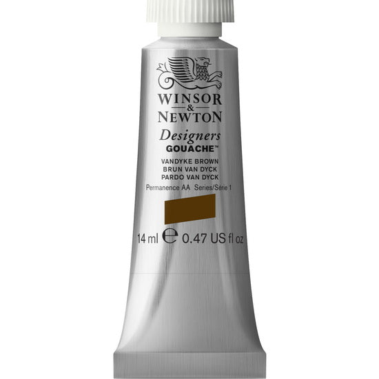 Designers gouache - 14ml - vandyke brown - s1