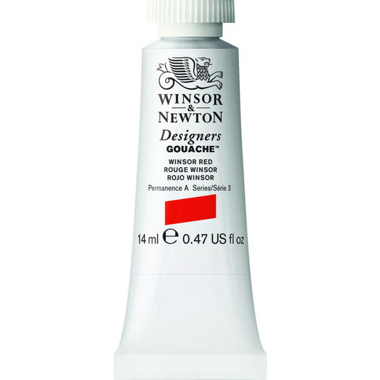 Designers gouache - 14ml - winsor red - s3