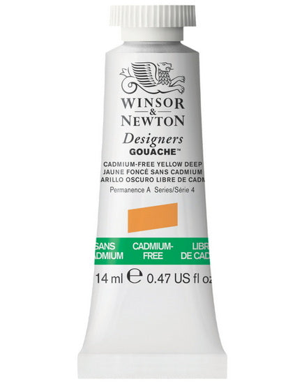 Designers gouache - 14ml - cadmium-free yellow deep - s4