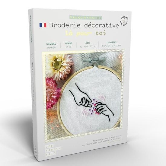 Kit broderie décorative - « là pour toi »