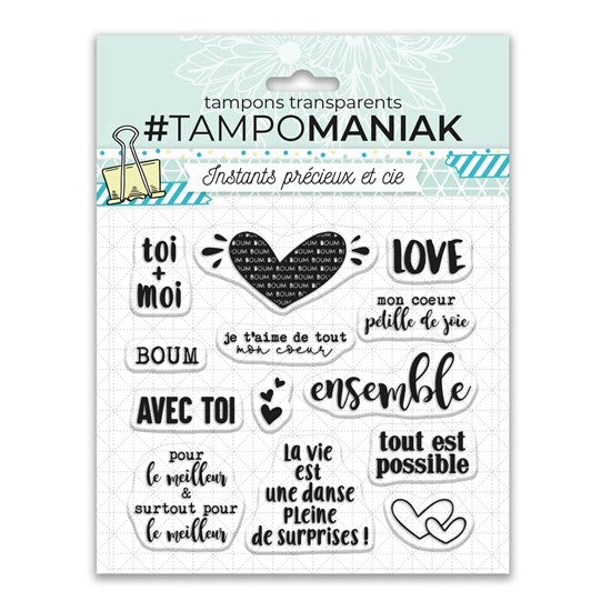 Planche de tampons transparents - pour le meilleur