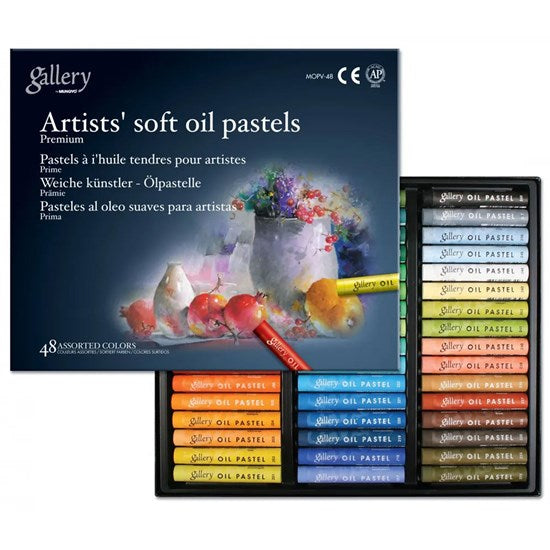 Set of 48 Soft Oil Pastels