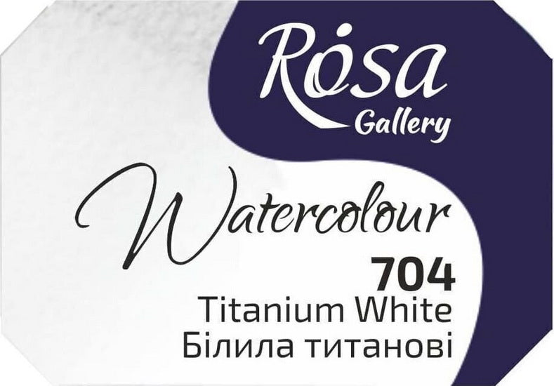 Watercolor fine art quality 2.5 ml - titanium white