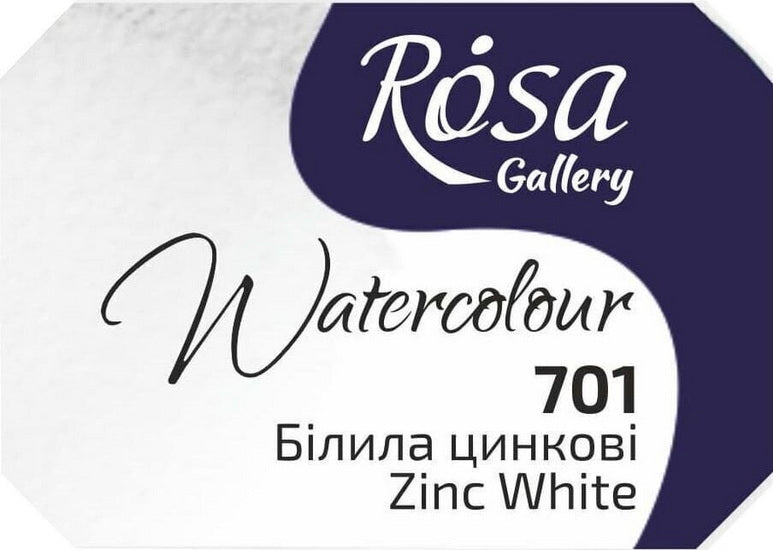 Aquarelle qualité beaux-arts 2.5 ml - blanc de zinc