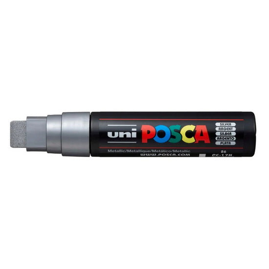 Marqueur posca biseau pc-17k biseau argent