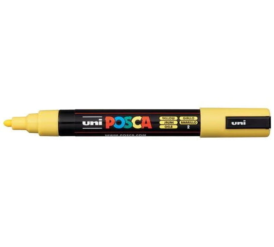 Posca Marker PC-5M Bullet Tip Yellow