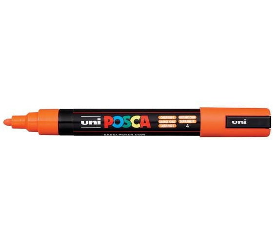 Posca Marker PC-5M Bullet Tip Orange