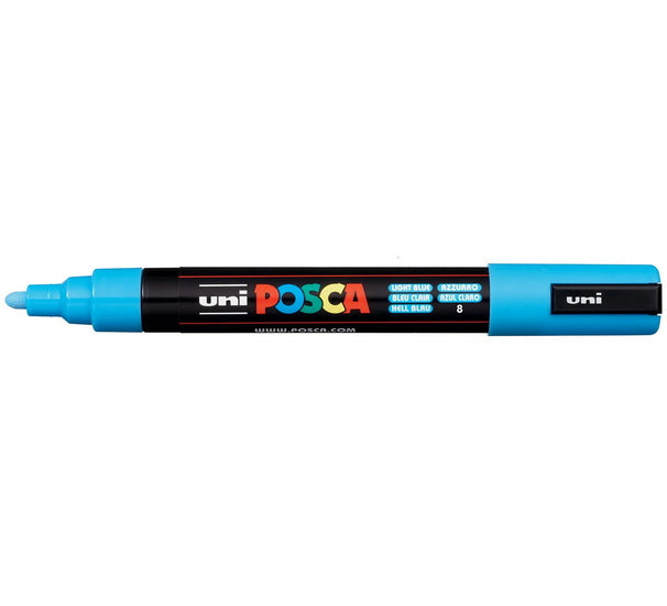 Posca Marker PC-5M Bullet Tip Light Blue