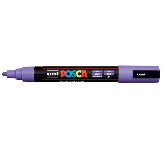 Posca Marker PC-5M Bullet Tip Violet