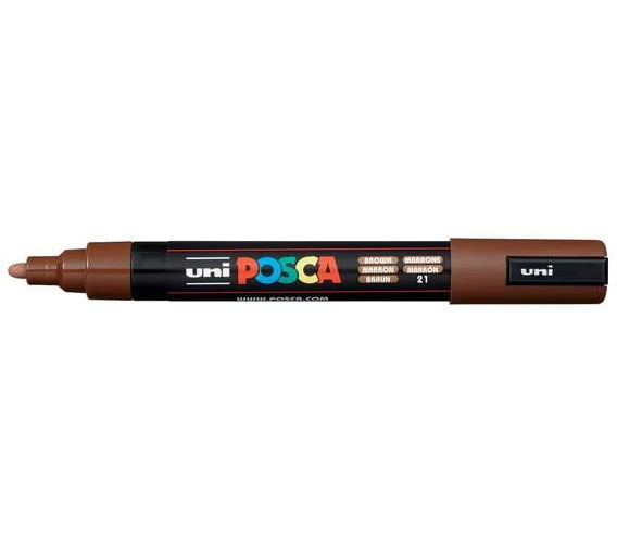 Posca Marker PC-5M Bullet Tip Brown