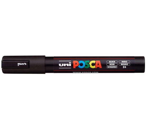 Posca Marker PC-5M Bullet Tip Black