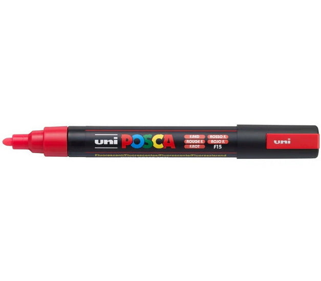 Posca Marker PC-5M Bullet Tip Fluo Red