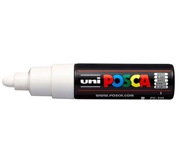 Posca Marker PC-7M Bullet Tip White