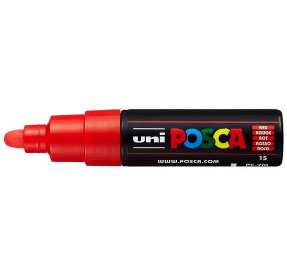 Posca Marker PC-7M Bullet Tip Red