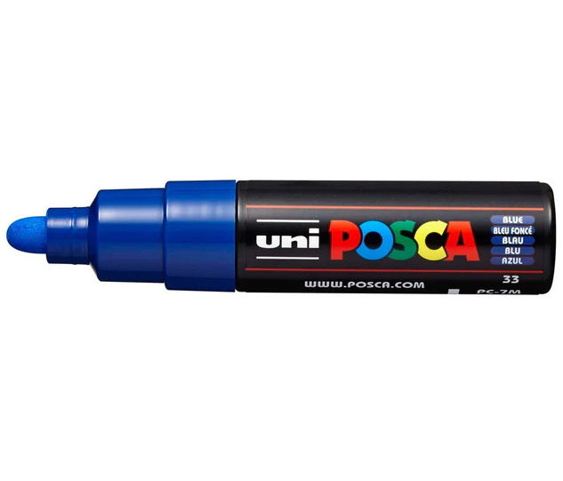 Posca Marker PC-7M Bullet Tip Blue