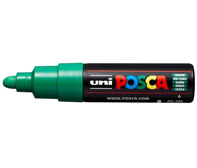 Posca Marker PC-7M Bullet Tip Green