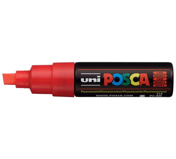 Posca Marker PC-8K Chisel Tip Fluo Red