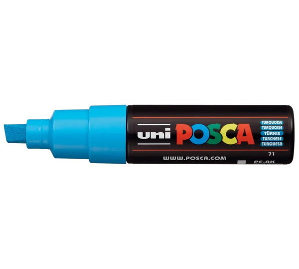 Posca Marker PC-8K Chisel Tip Turquoise