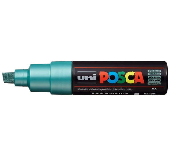 Posca Marker PC-8K Chisel Tip Metallic Green