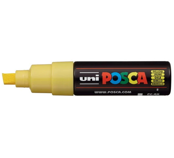 Posca Marker PC-8K Chisel Tip Yellow
