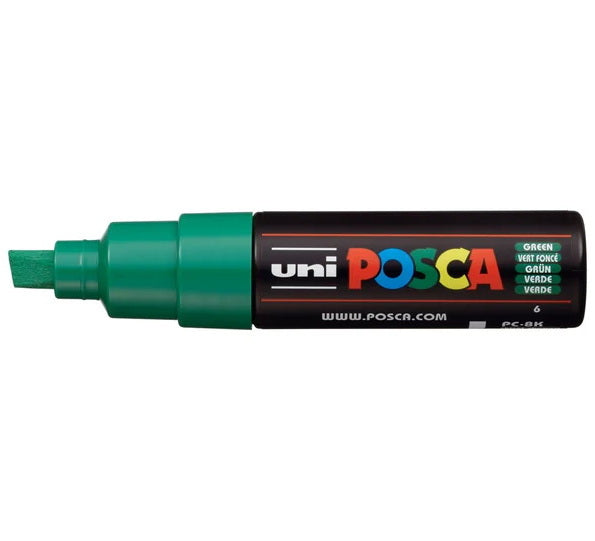 Posca Marker PC-8K Chisel Tip Green
