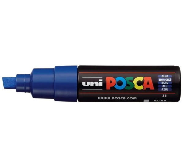 Posca Marker PC-8K Chisel Tip Blue