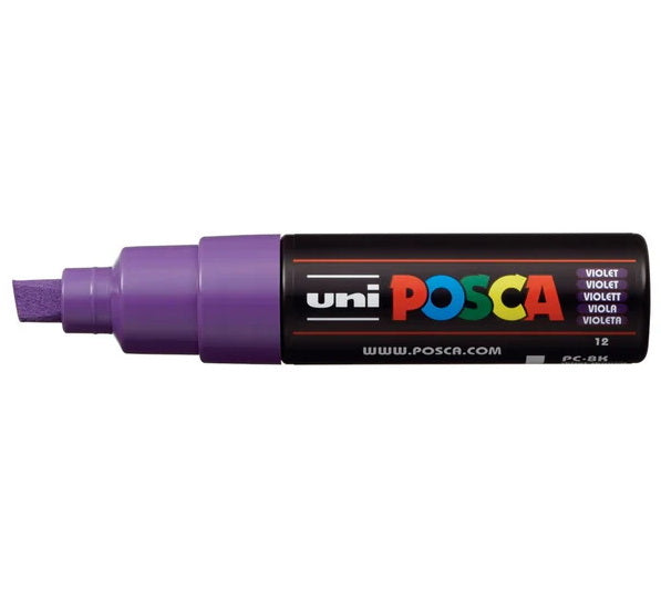 Posca Marker PC-8K Chisel Tip Violet