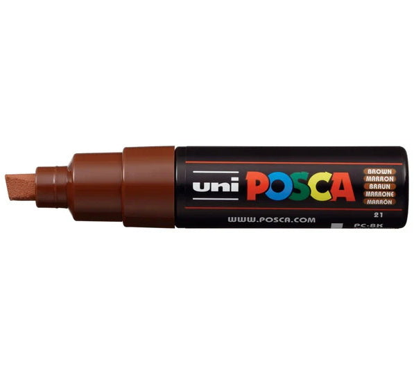Posca Marker PC-8K Chisel Tip Brown