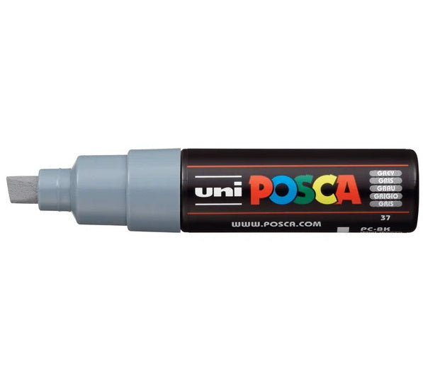 Posca Marker PC-8K Chisel Tip Gray