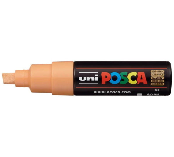 Marqueur posca biseau pc-8k orange clair